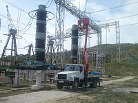 Строительно-монтажные работы по реконструкции ОРУ-500 кВ Жигулевской ГЭС